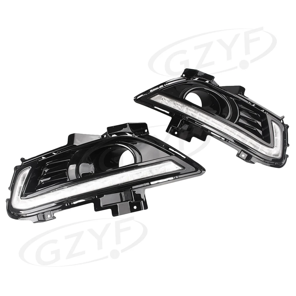 LED Daytime Running Light Turn Signal Light Lamp Assembly For Ford Fusion/Mondeo 2013-2015 Pair