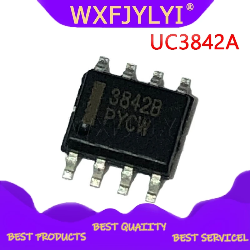 10 шт./лот UC3842A UC3842 3842B UC3842B 3842 SOP-8 новое качество очень хорошая работа 100% микросхемы