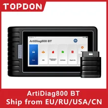Topdon Car Diagnostic Tool ArtiDiag800 BT OBDII 2 Code Reader Wireless BT Scanner with Full Systems Diagnoses for 10000+ Models