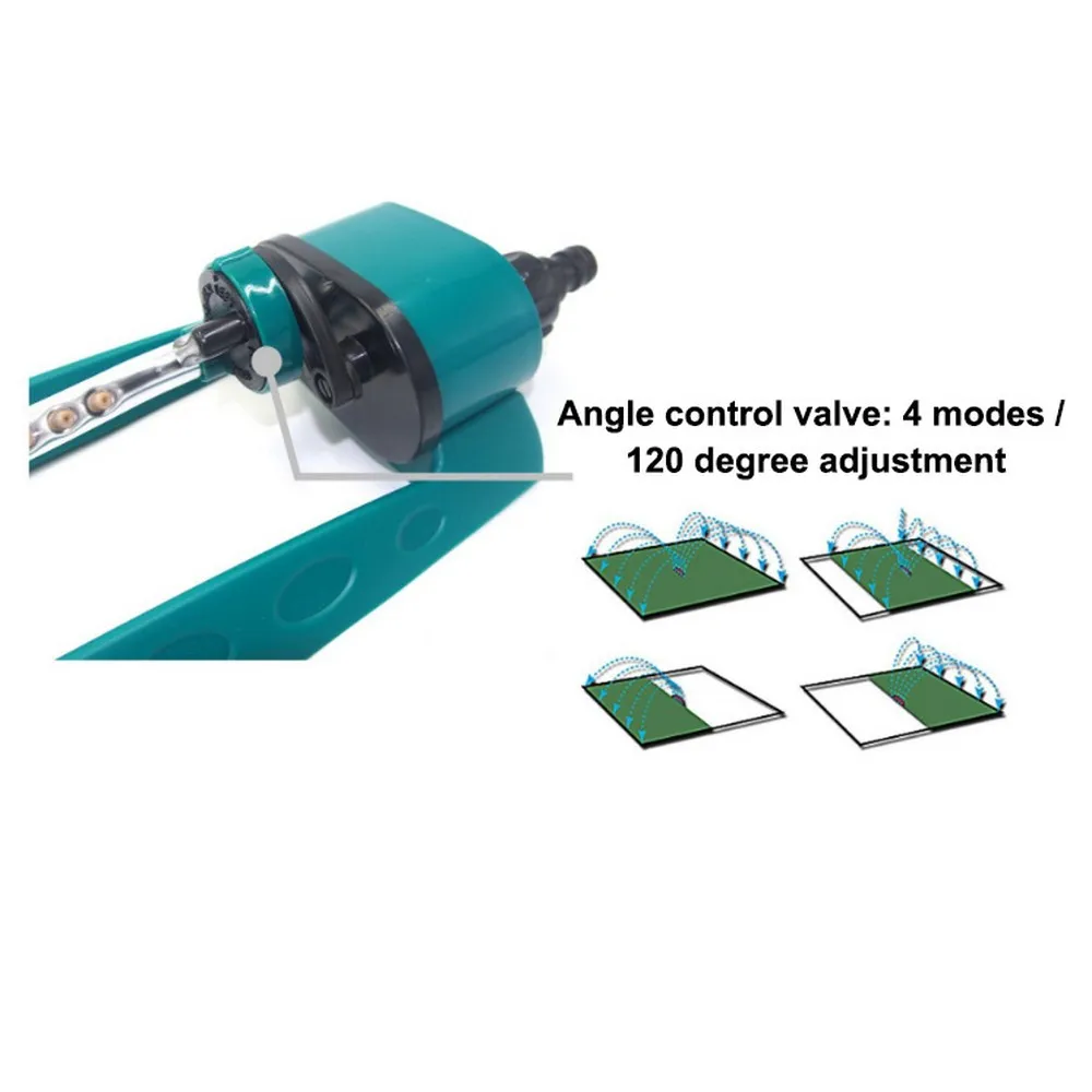 Hot Sales Adjustable Alloy Watering Sprinkler Sprayer Oscillating Oscillator Lawn Garden sprinkler irrigation