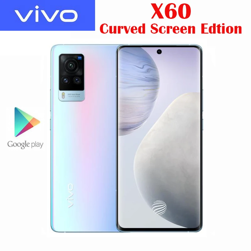 New Official Original VIVO X60 5G Smartphone Curved Screen Exynos1080 6.56inch  AMOLED 33W 4200Mah 120Hz 48MP Camera NFC laptop ram 8GB RAM