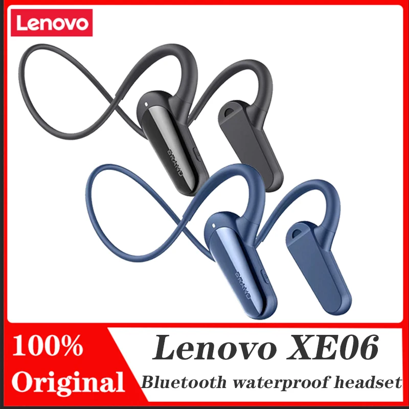 Lenovo XE06 Беспроводная проводящая Bluetooth гарнитура с микрофоном низкая задержка BT5.0