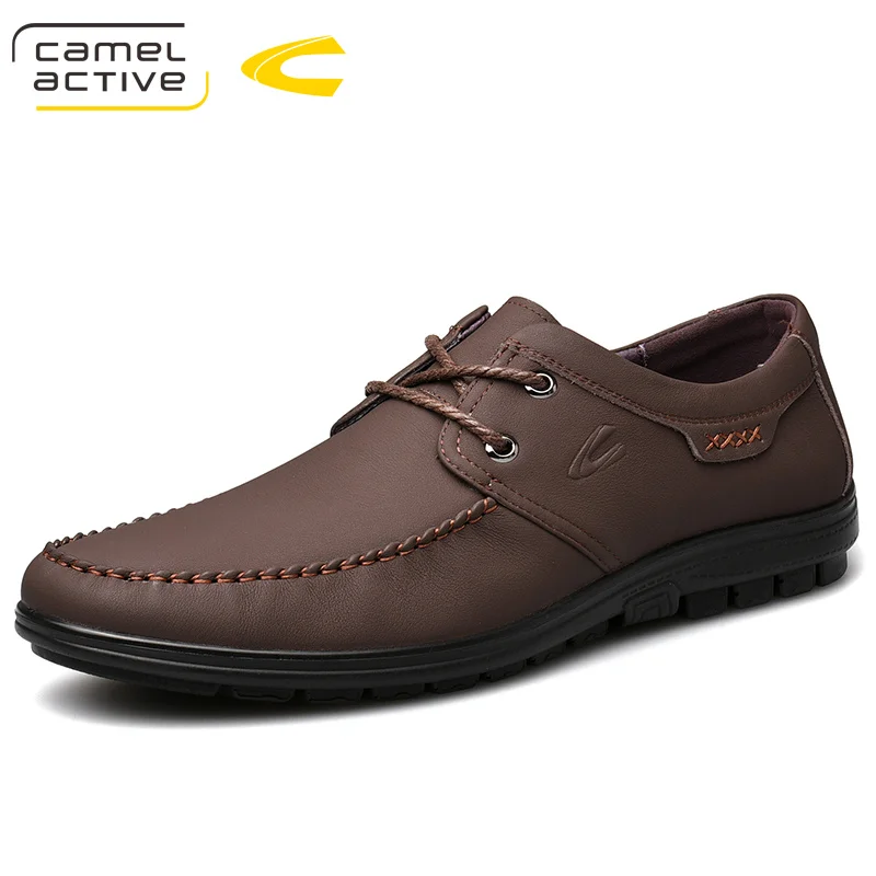 Camel Active/Новинка; Мужская обувь из натуральной кожи; сезон лето-осень; повседневная обувь в деловом стиле; Легкая удобная обувь на шнуровке