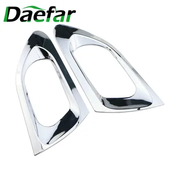 

Daefar 2Pcs/Set Car Rear Inner Handle Chrome Front Handle Circle Decoration Stickers for Puegoet 2008 2014 - 2017
