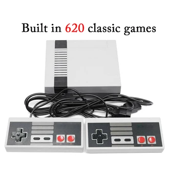 

8 Bit Classic Mini TV Game Console Handheld Built-In 620 Video Gaming Player Gift AV/HDMI Output Video Game Console Toy
