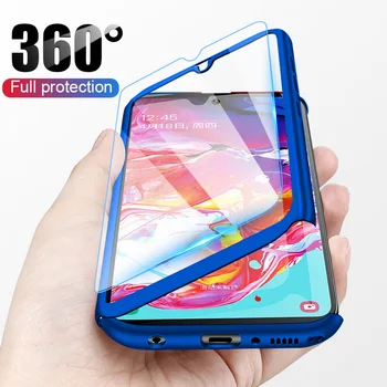 Nowy 360 odporna na wstrząsy pełna pokrywy skrzynka dla Xiaomi Redmi uwaga 9S 9 8 8T 7 6 5 Pro 5A Prime 4 4X 9A 9C 8A 7A 6A 5A 4A pokrywa ze szklanym tanie i dobre opinie TUMI OvO CN (pochodzenie) 360 Full Body Cases 360 Full Body Protective Phone Cases Zwykły