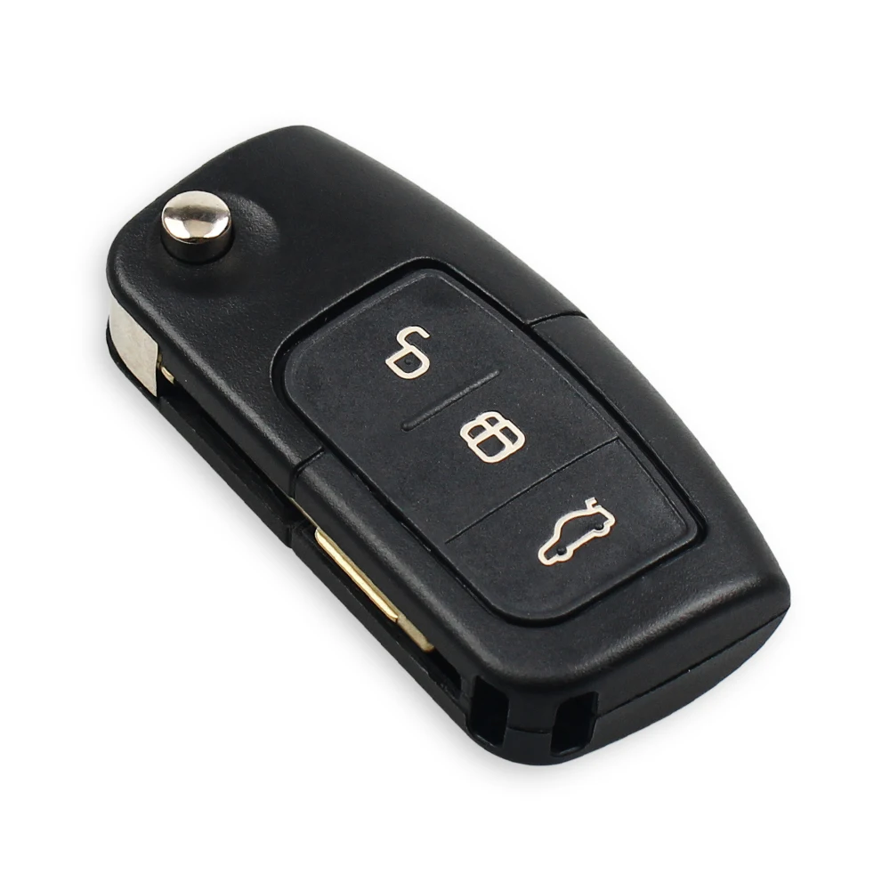 KEYYOU 3 кнопки 433 МГц 4D60 чип Автомобильный удаленный ключ для Ford Fusion Focus Mondeo Fiesta Galaxy