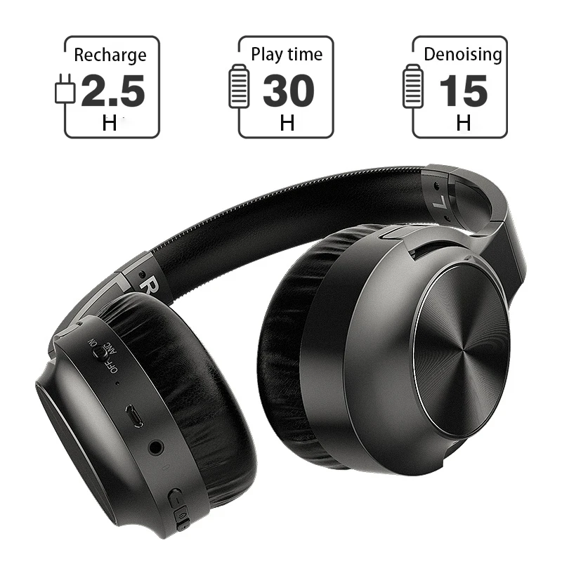 DDJ Noise Cancelling Headphone Head-mounted