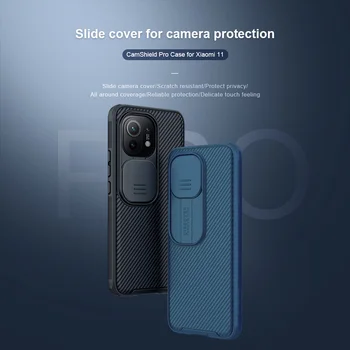 For Xiaomi Mi 11 Lite Mi 11 Pro Case NILLKIN CamShield Pro Cover Slide Camera Protection Lens Case For Xiaomi Mi 11 Ultra Cover 2