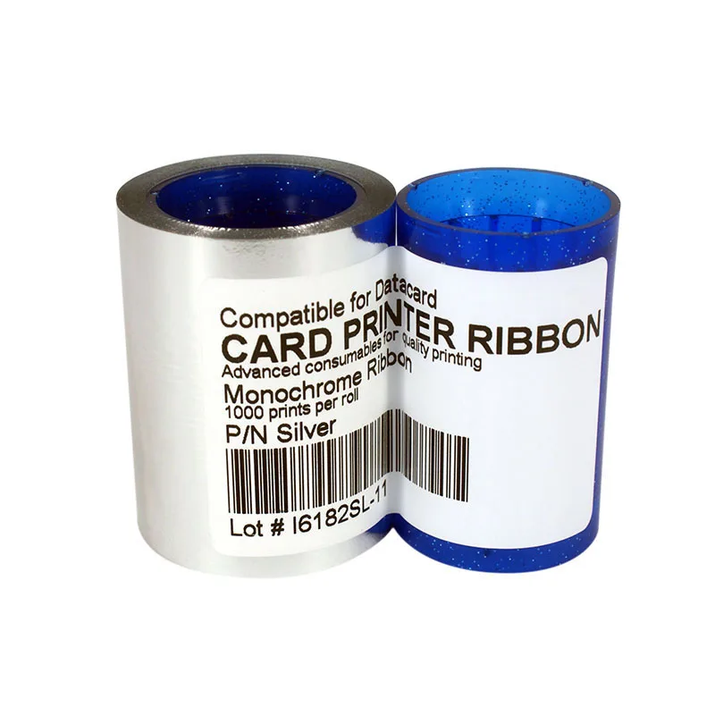 New DC285SL Silver Ribbon For Datacard SP25 SP30 SP35 SP55 SP75 CP40 CP60 CP80 Card Printer 1000 Images Print|Printer Parts| - AliExpress