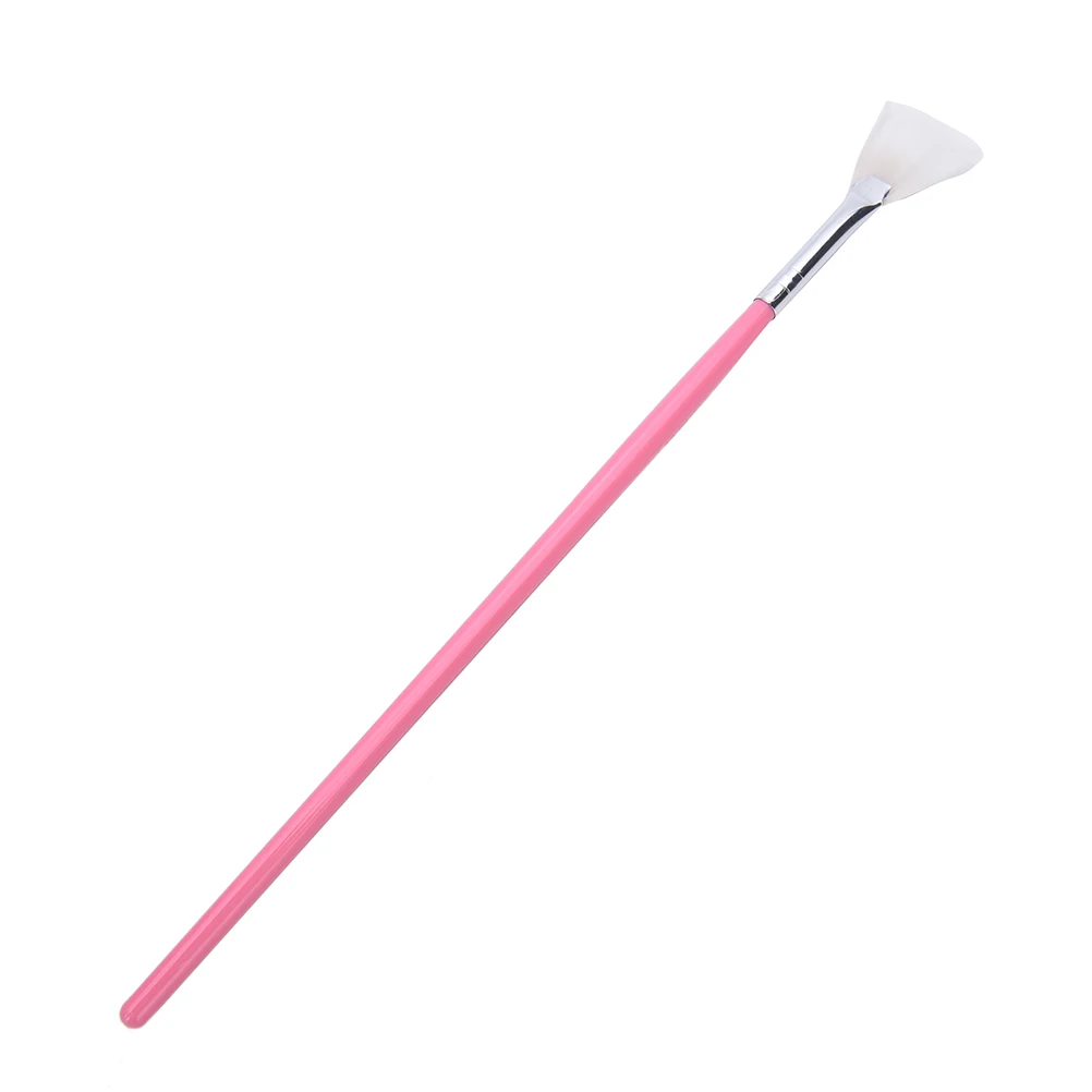 

1 PCS Pink Fan Shape Brush Painting Drawing Glitter Nail Art Pen Brushes Makeup ToolGradient