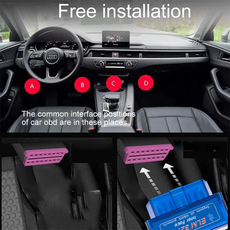 Mini ELM327 Auto Car Scanner Bluetooth V2.1 OBDII Code Reader Diagnostic Tool Vehicle Scan Diagnostic Tool,automotive diagnostic scanner
