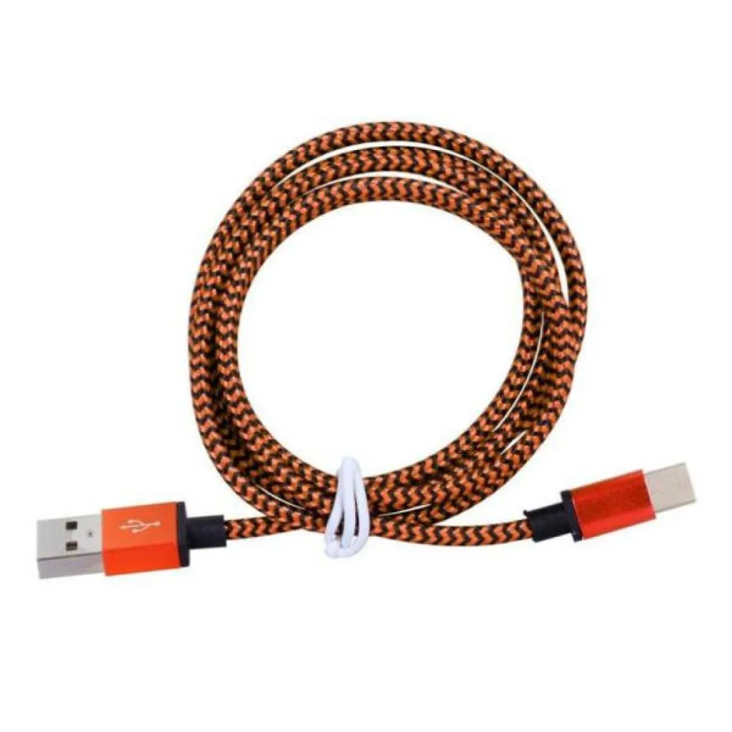 2 м USB-C 3,1 type C автоматический отсекающий кабель для быстрой зарядки из нейлона для zte Zmax Pro Z981 Плетеный usb-кабель для мобильного телефона samsung