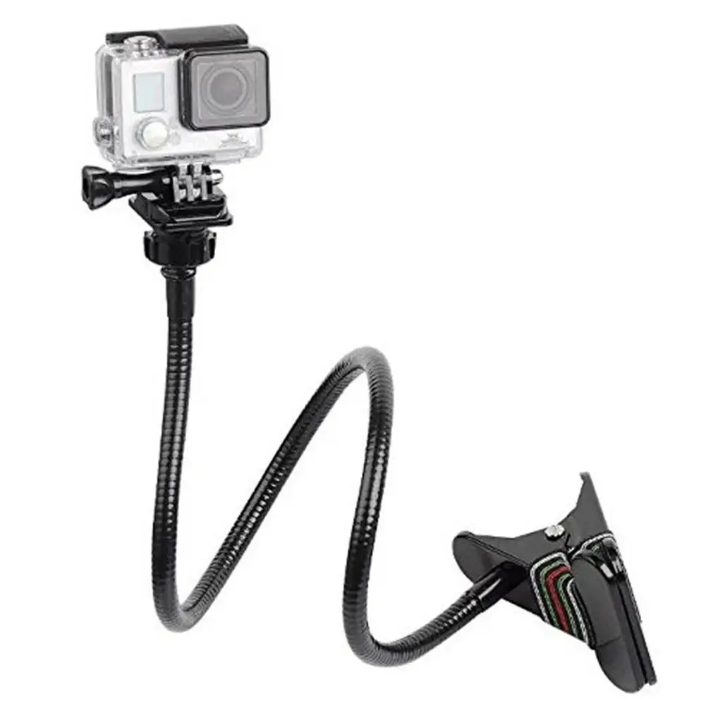 DishyKooker спортивные Камера съемки кронштейн изогнутая зажим для GoPro HERO 5/4/3