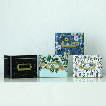 

Square Baking Biscuit High Quality Iron Box Birthday Party Favor Gifts Box Cosmetic Candy Box Party Decoration Supplies Boxs