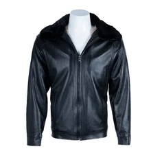 ChangNiu, модные мужские Куртки из искусственной кожи, осенне-зимняя теплая верхняя одежда в байкерском стиле с искусственным мехом внутри, мужские кожаные куртки среднего возраста
