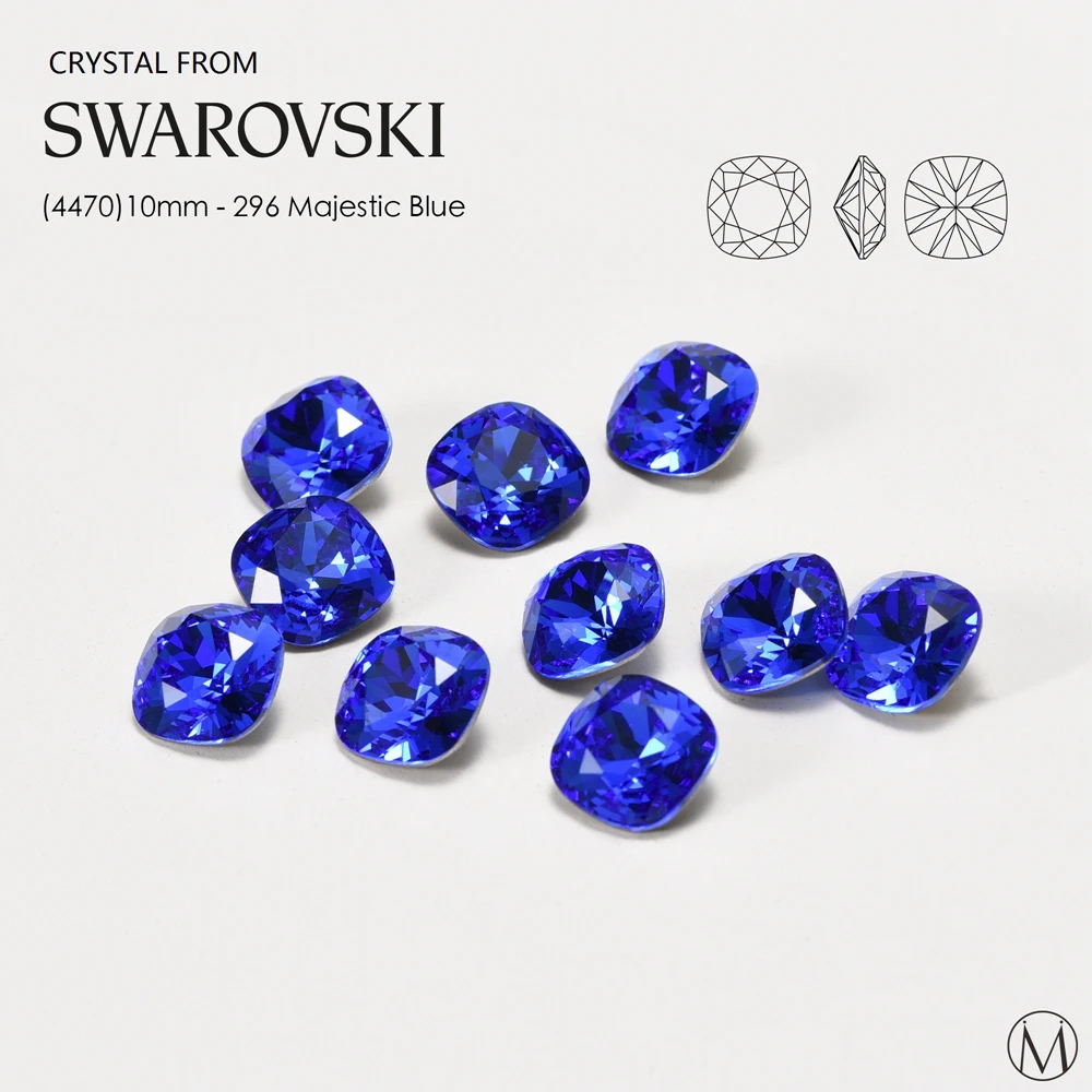 1 шт. x 4470-10 мм Подушка квадратные Необычные камни кристаллы от Swarovski ювелирные