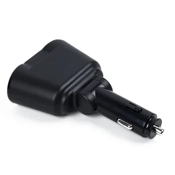 

Digital Dual USB Charger 2-Way Car Cigarette Lighter Socket Adapter Rotation