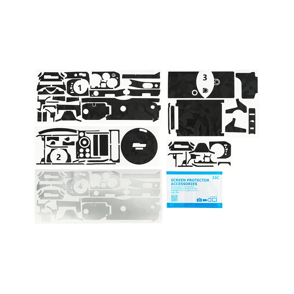 Kamera-Körperaufkleber, schützendes Hautfilm-Set für Nikon Z fc, Nikon Zfc, kratzfester Aufkleber, Schatten, schwarze Kameraabdeckung, Dekoration – Detail 8