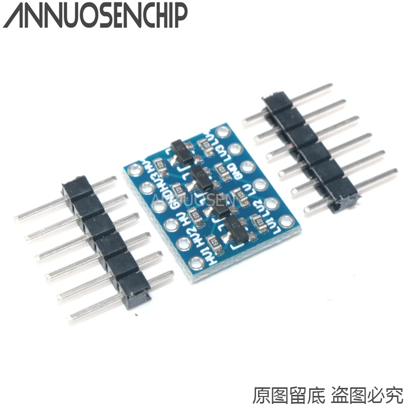 

10PCS IIC I2C Logic Level Converter Bi-Directional Board Module 5V 3.3V DC Module For Arduino With Pins