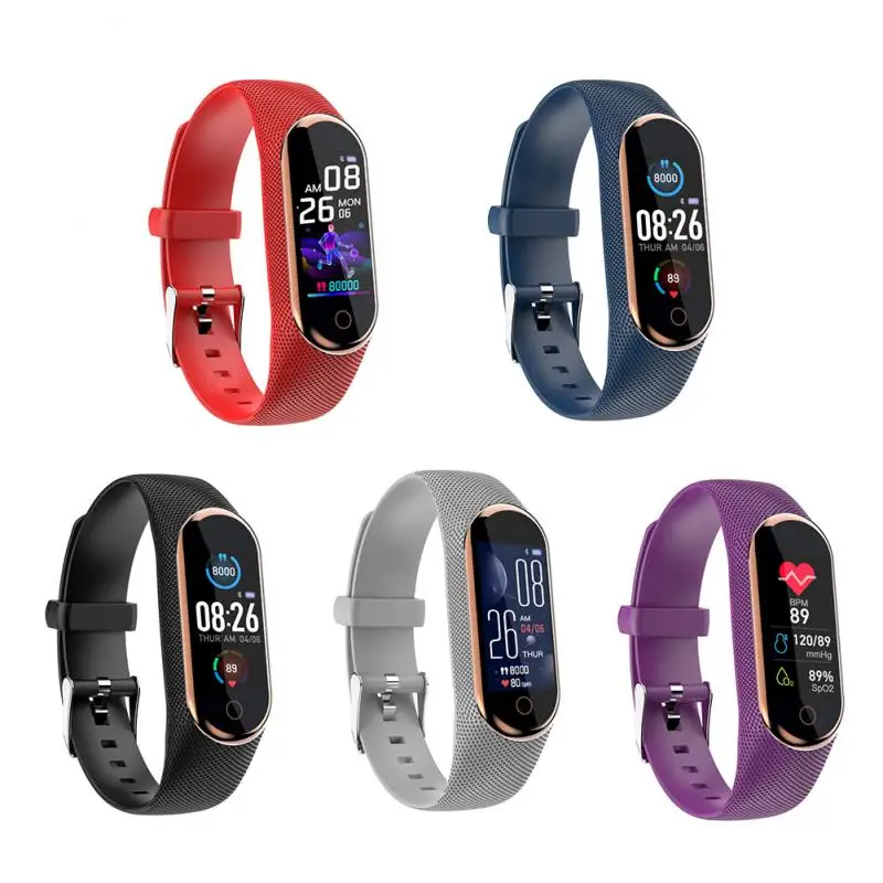 2021 M8 Smart Watch Men Women Heart Rate Monitor Blood Pressure Fitness Tracker Smartwatch Sports Bracelet Clock For Xiaomi IOS