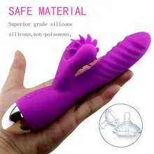 Movconly G Spot Vibrator Clitoris Stimulation Realistic Dildo Vibrator 10 Strong Vibration Rabbit Vibrator Rechargeable Sex Toy