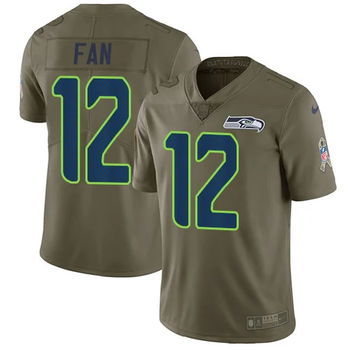 MEN Мужская Новинка, высокое качество, Seattle 12S FAN color rush jersey - Цвет: MEN