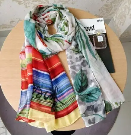 Светло-голубой DESIGUAL новые стильные женские шарфы и шали испанский шарф - Цвет: Светло-голубой