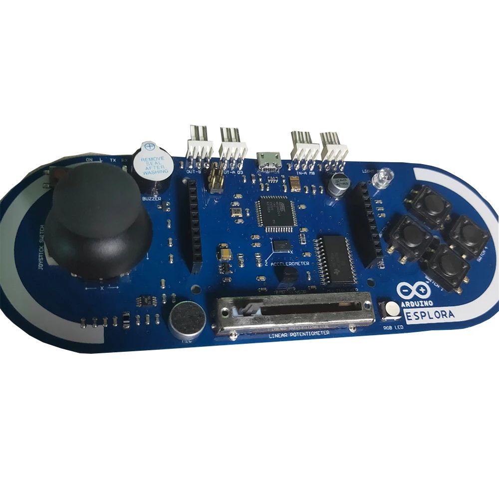 Joystick Esplora Ps4 Gamepad Module Board Mic.controller Temperature Light Sensor For Arduino ...
