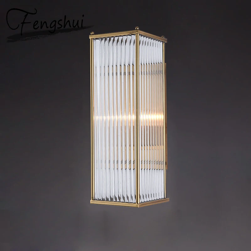 

Modern Crystal Iron LED Wall Lamps Indoor Decor Sconces Bedroom Light Fixture Bedside Living Room Hotel Aisle Stairs Wall Light