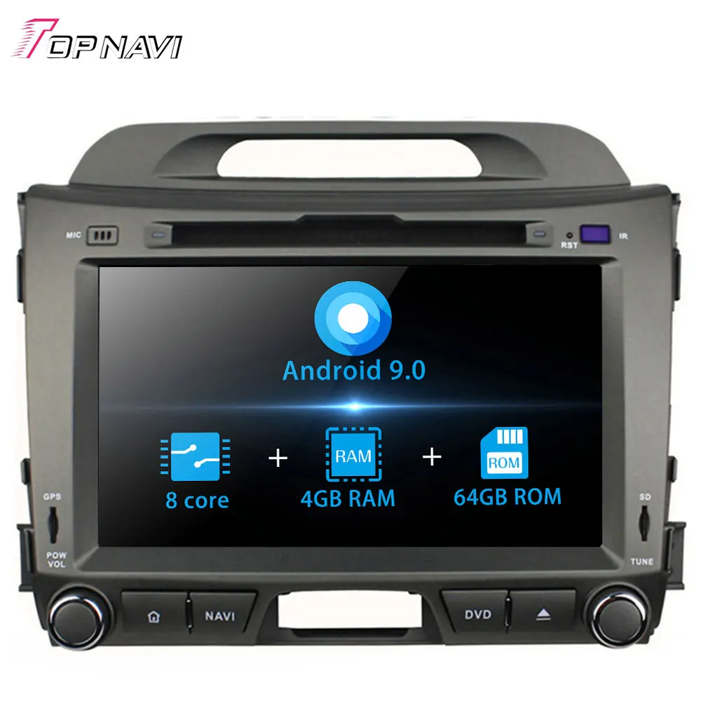 Авторадио " Восьмиядерный Android 9,0 автомобильный Радио gps навигатор для KIA sproage 2010-стерео автомобильный DVD мультимедийный плеер 2 Din