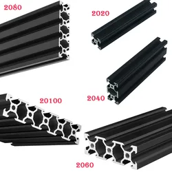 Premium T-Slot Aluminum Profile EU Standard Frame - Anodized Finish for CNC and 3D Printing Applications (20100 V-Slot)