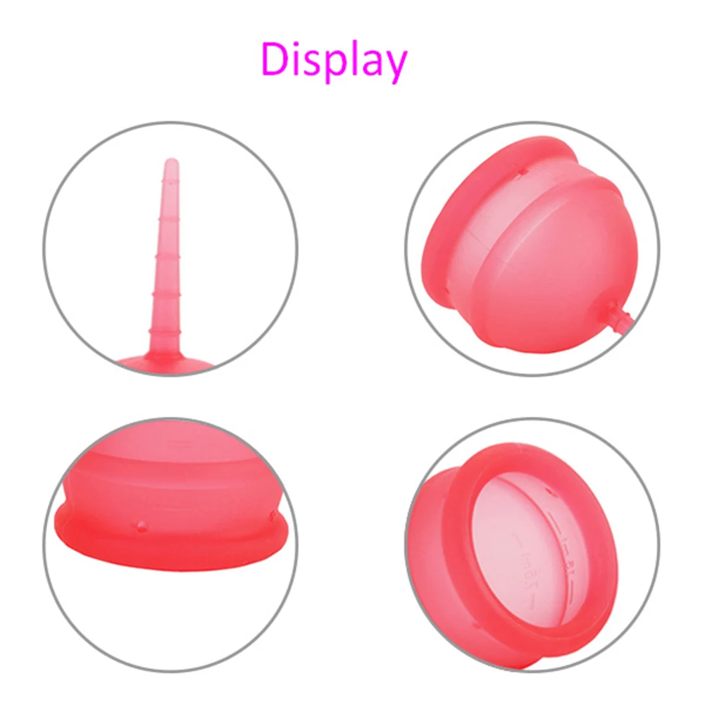 Menstrual Reusable Disc Flat-fit Design Menstrual Cup Extra-Thin Sterilizing Silicone Menstrual Disk Tampon/Pad Alternative drop