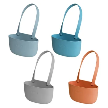 

4pcs Kitchen Sink Storage Baskets Drain Rack Hanging Organizer Holder for Gadget Brush Sponge (Single, Mixed Colors)