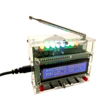

New DIY DC 5V Radio Electronic Kit Parts TDA5807 51 Single-chip FM Digital Sound Machine STC89C52 Chip 87MHZ-108MHZ
