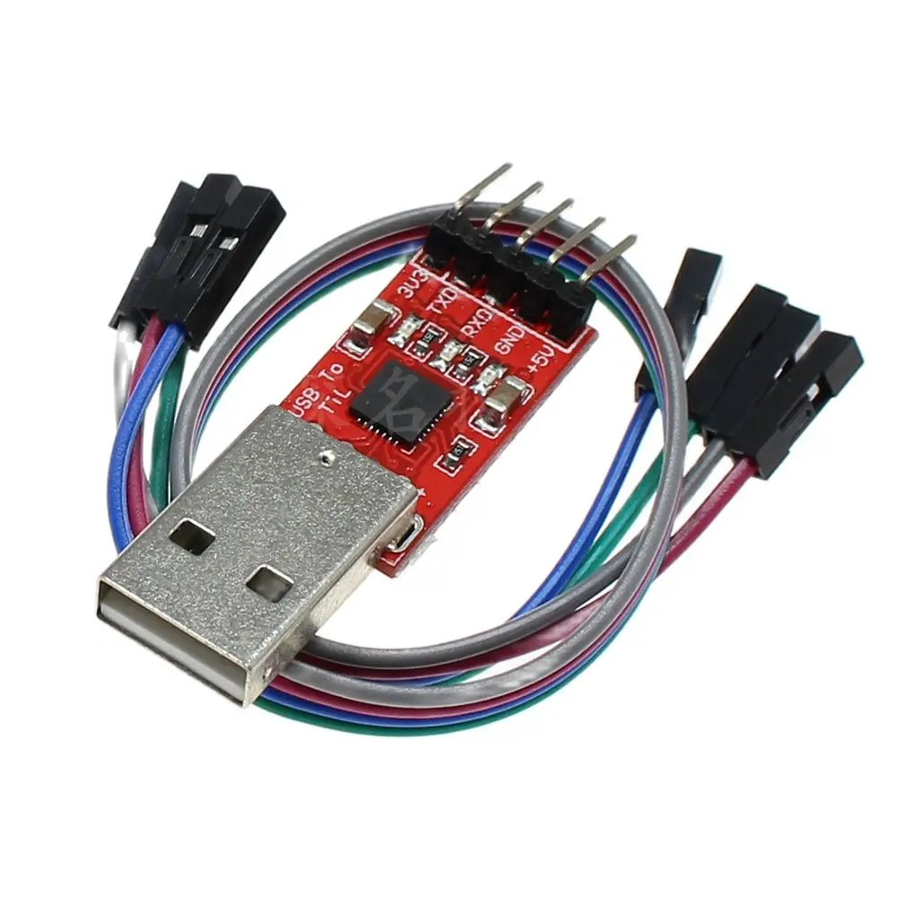 

CP2102 module USB TO TTL USB to serial port module UART STC downloader to send 5 DuPont lines