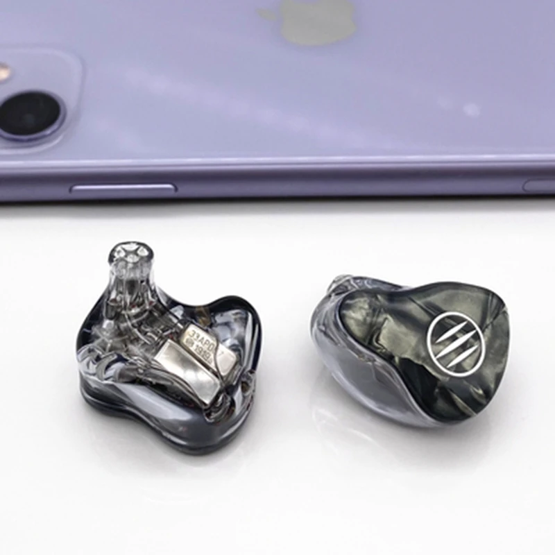 BGVP DM7 6BA внутриканальные мониторы наушники Ноулз сонион драйверы настроить IEM Hi-Fi музыка гарнитура со съемным MMCX кабелем - Цвет: MicaBlack