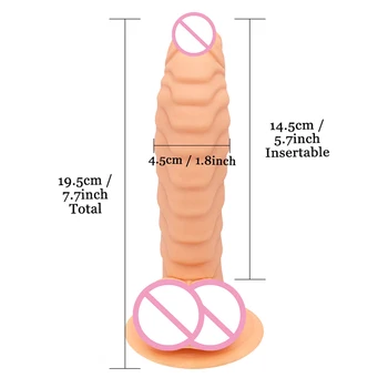 Suction Cup Dildo for Woman Huge Big Realistic Anal Plug Soft Material Erotic Penis 18+ Anal Sex Toy Strapon Female Masturbation 6