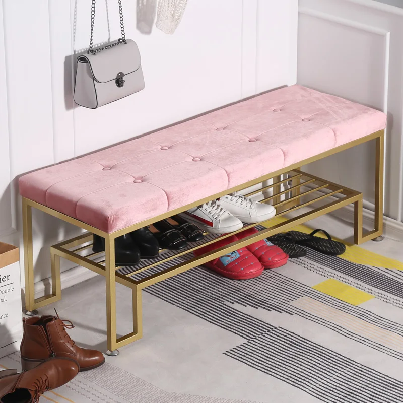 

Net red shoes bench simple modern door wear shoes bench door bench home bedroom bed end stoolFree shipping