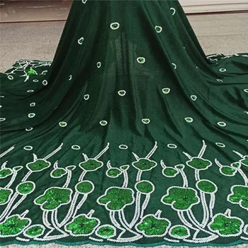 

Nigerian Sequins velvet Lace Fabrics beads green African Lace Fabric Wedding African Fabric Lace For Embroidery Lace trim 5yards