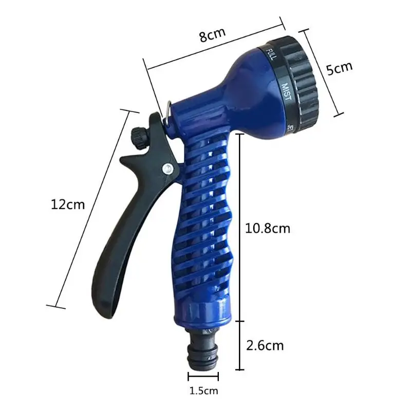 Шланг садовый Регулируемый 7 моделей насадки для разбрызгивателя водяной пистолет насадка для мытья автомобиля водяной шланг распылитель головка портативный домашний