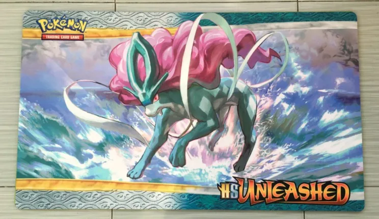 タカラトミーptcgアクセサリーポケモンカードゲームテーブルプレイマットスイクンのおもちゃ子供 Game Collection Cards Aliexpress