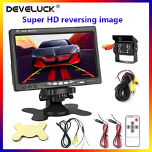7 Color Wired Car monitor TFT LCD Rear View Camera Two Track rear Camera For Truck Bus Parking Rear view System Backup Camera
