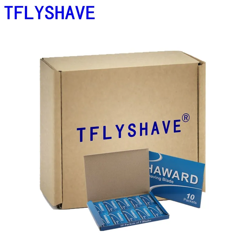 

TFLYSHAVE Double-edged Shaving Blade 10/30/50 Pieces Safety Razor Blades For Straight Razor Double Edge Razor For Hair Removal