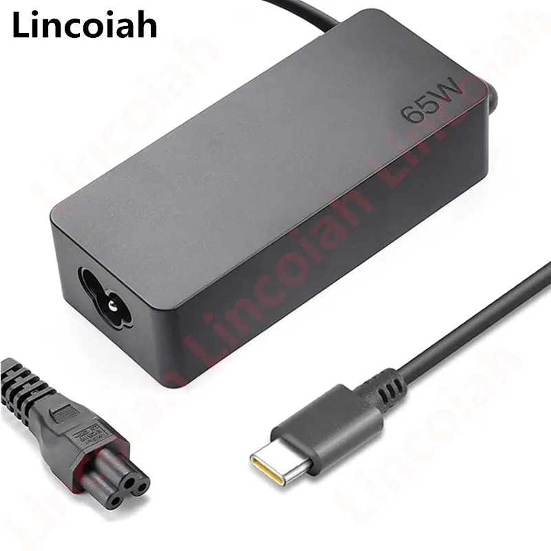 Usb tipo c Adaptador de Alimentação Carregador para Lenovo Thinkpad x1 Carbono Yoga X270 X280 T580 P51s P52s E480 E470 s2 Portátil 20v 3.25a 65w
