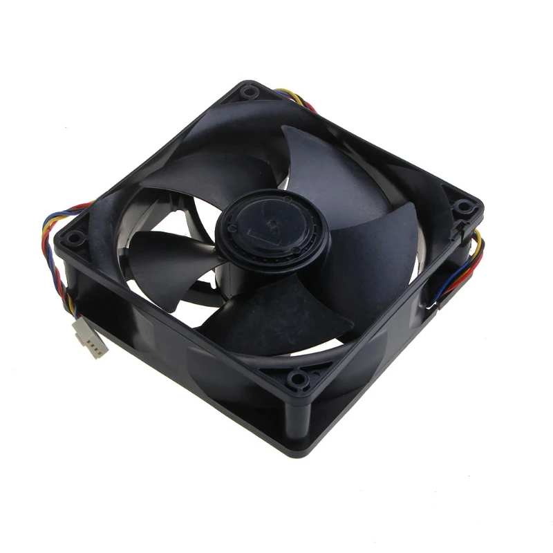 for DC Brushless Fan 6000 rpm DC12V W12E12BS11B5-07 12cm Cooling Fan 1.65A CPU Cooler Fans 120x120x38mm 4P Dual Ball Bea