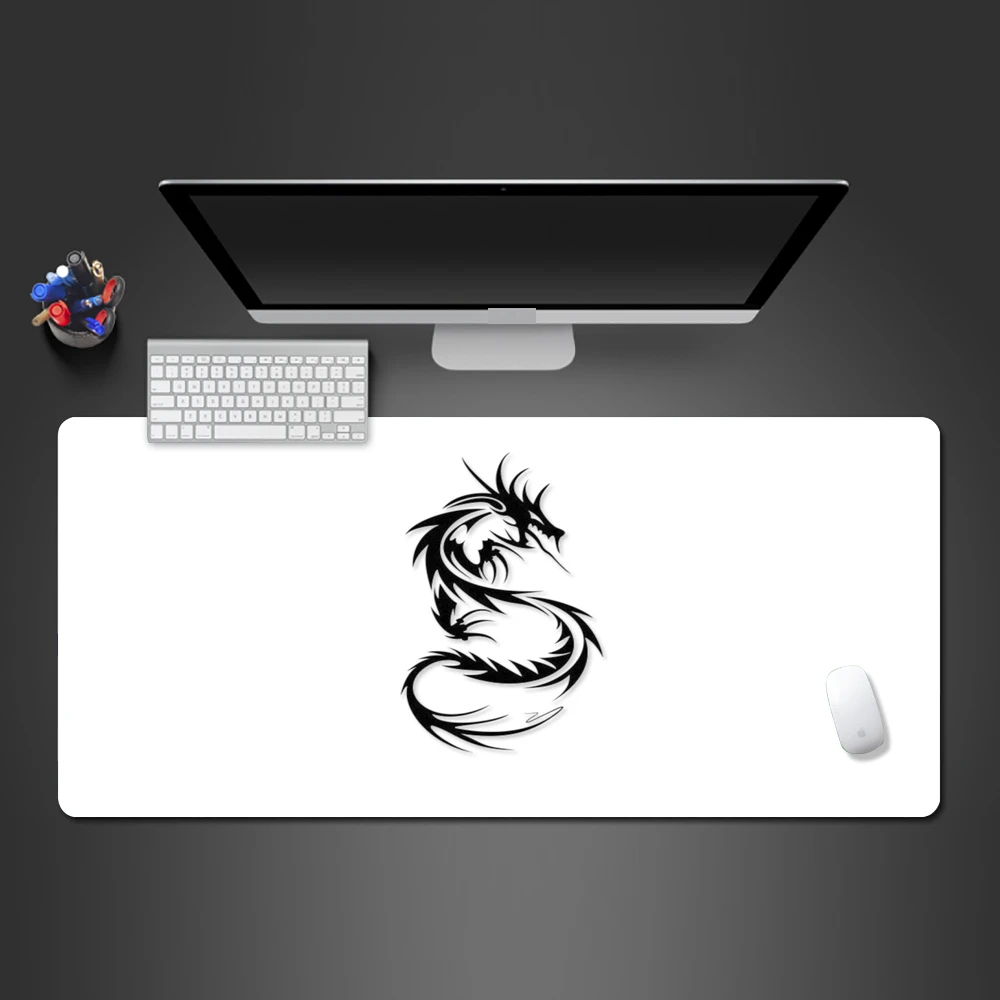 Unique White Dragon Game Mousepad Print Creative Abstract Game Mouse Pad  Best selling Rubber Large Lock Notebook Mouse Pads|Mouse Pads| - AliExpress