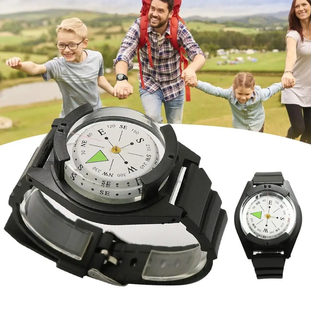 

Outdoor Wrist Compass Waterproof High Precision Professional Wrist Compass 50 M/164FT Compass Dial for Hiking Camping Diving