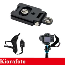 

New Quick Release Plate Clamp Camera Strap Wrist Hand Strap Base Plate Adapter for Tripod Monopod With Arca Swiss Type Mount