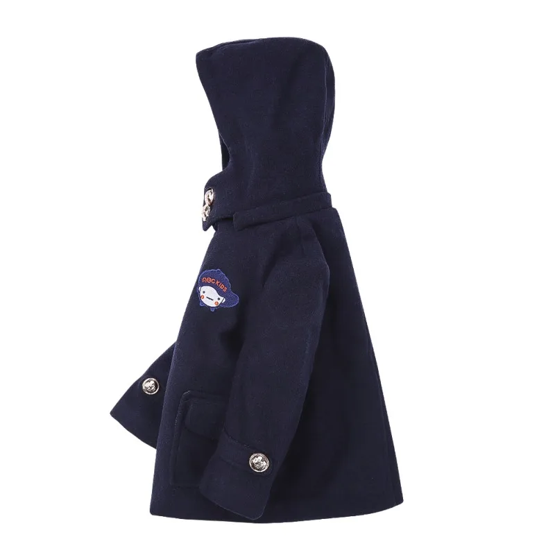 Hot Children\'s Warm Woolen Coat Children Coats New Winter Boys Thick Casual Outerwear Kids Clothing 1-5Y A1
